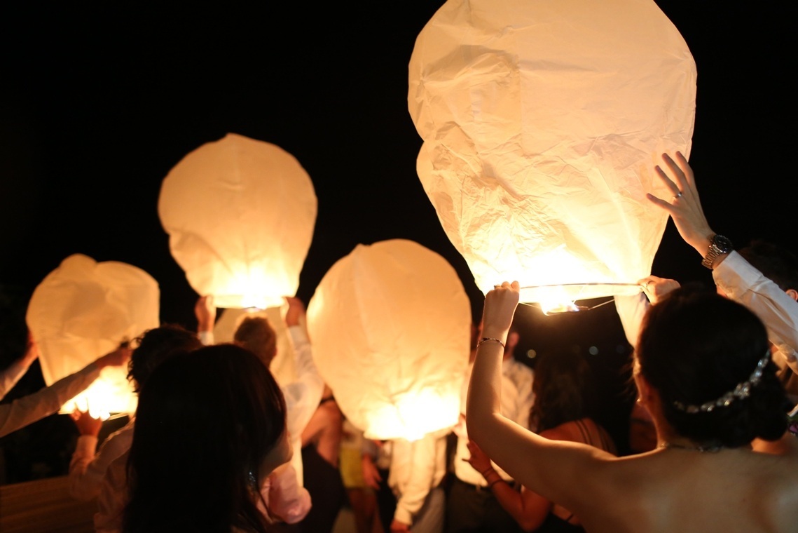 Sky Lantern Bali Vintage Florist